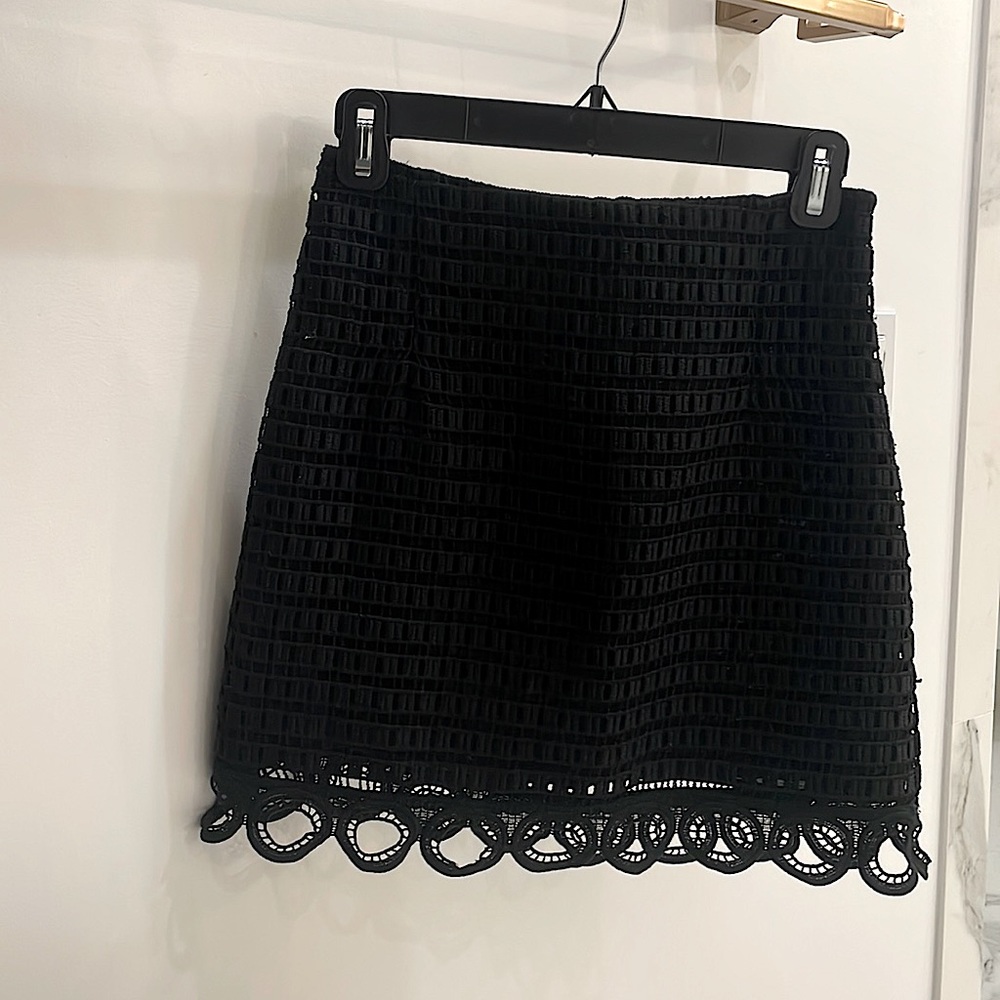 Sandro Crocheted mini Skirt